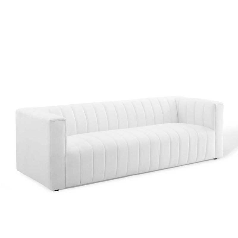 Kano Channel Tufted Upholstered Sofa