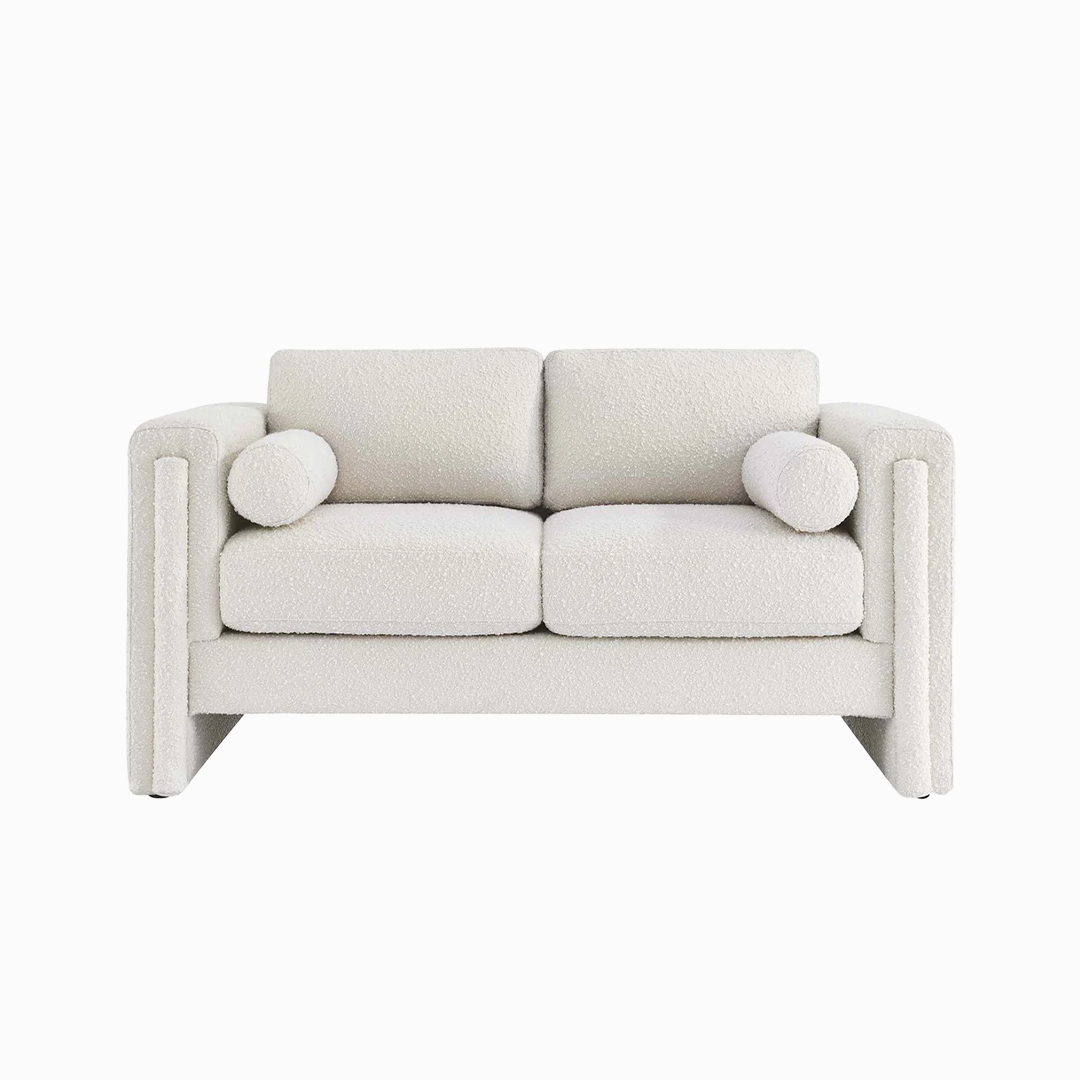 Taza Boucle Loveseat