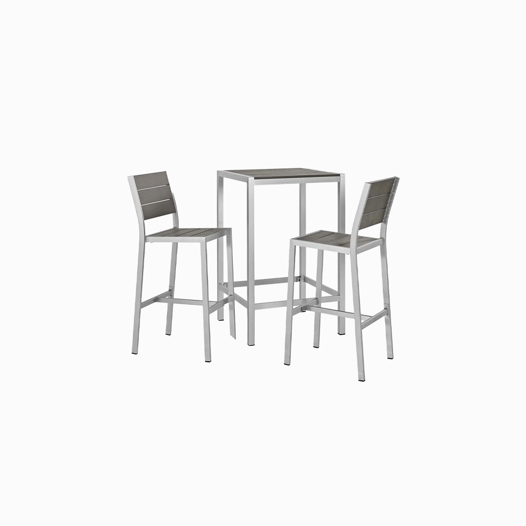 Dev 3 Piece High Outdoor Dining Set