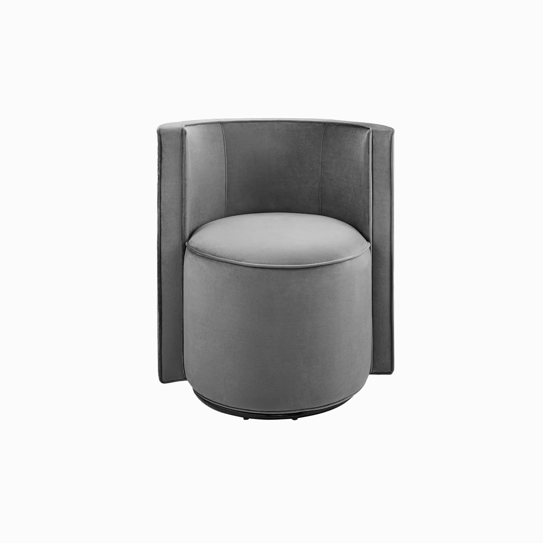 Dia Velvet Swivel Chair