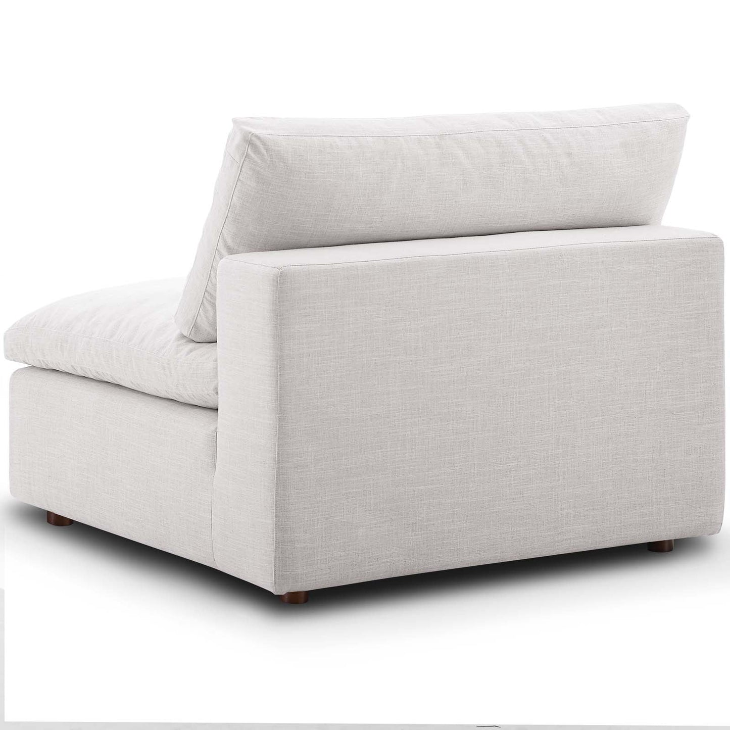 Tobi Overstuffed Upholstered Armless Chair