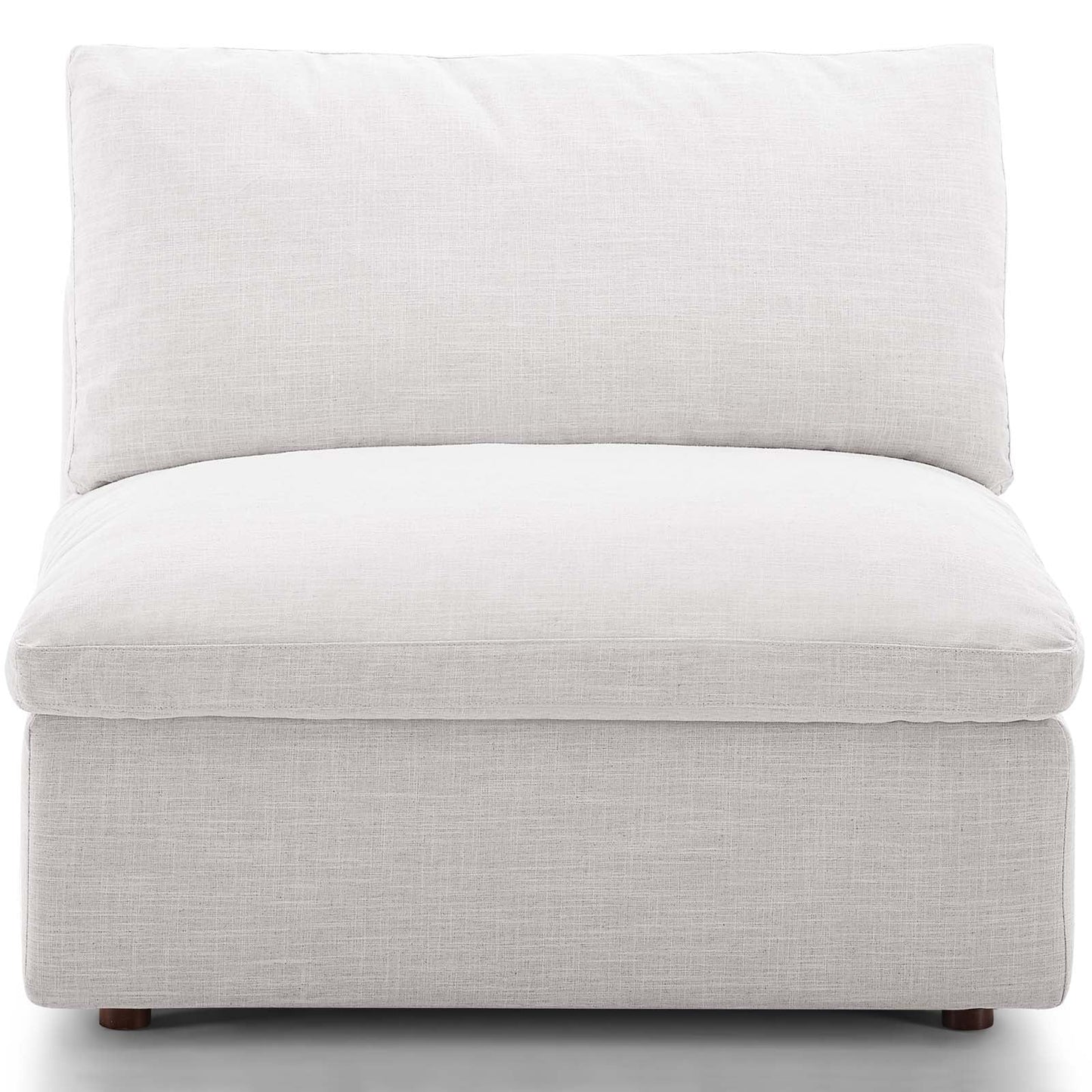 Tobi Overstuffed Upholstered Armless Chair