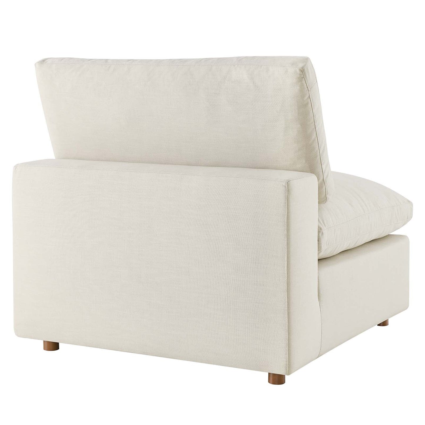 Tobi Overstuffed Upholstered Armless Chair