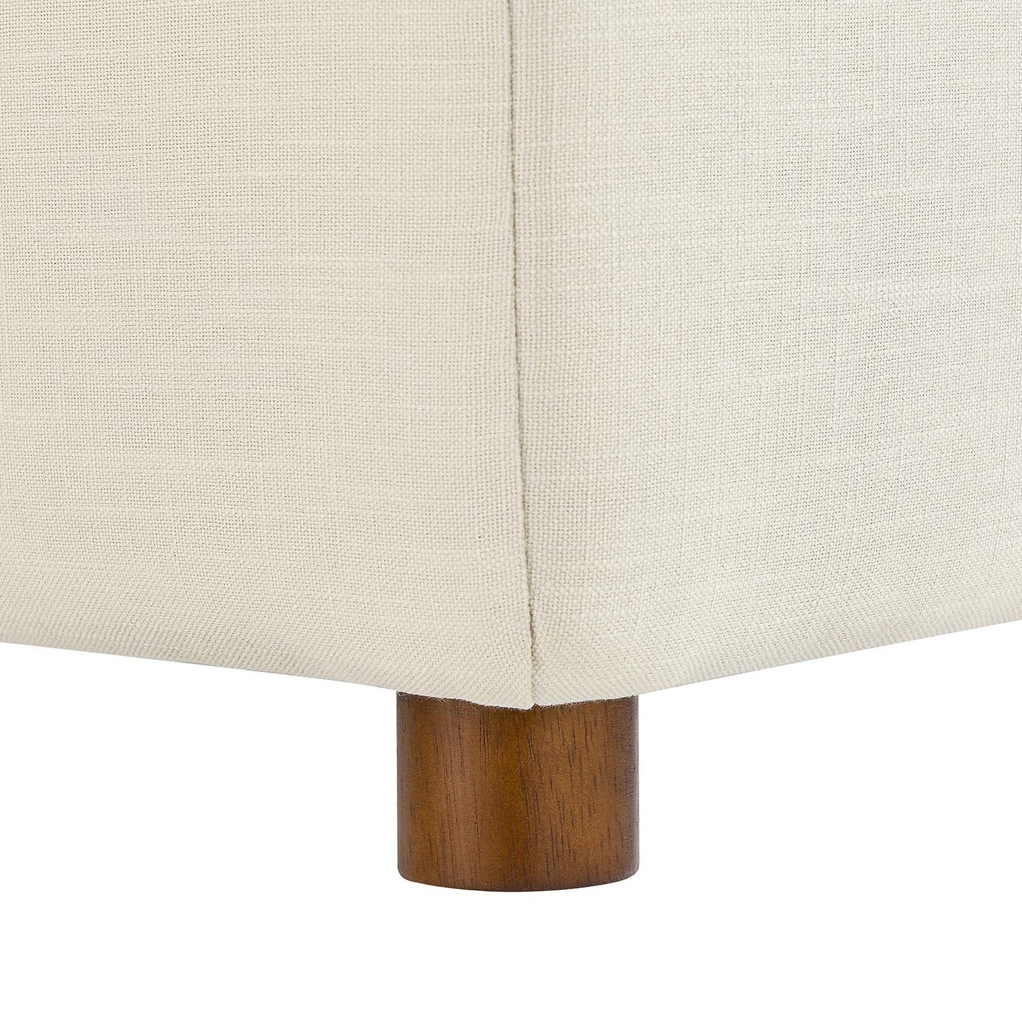 Tobi Overstuffed Upholstered Armless Chair