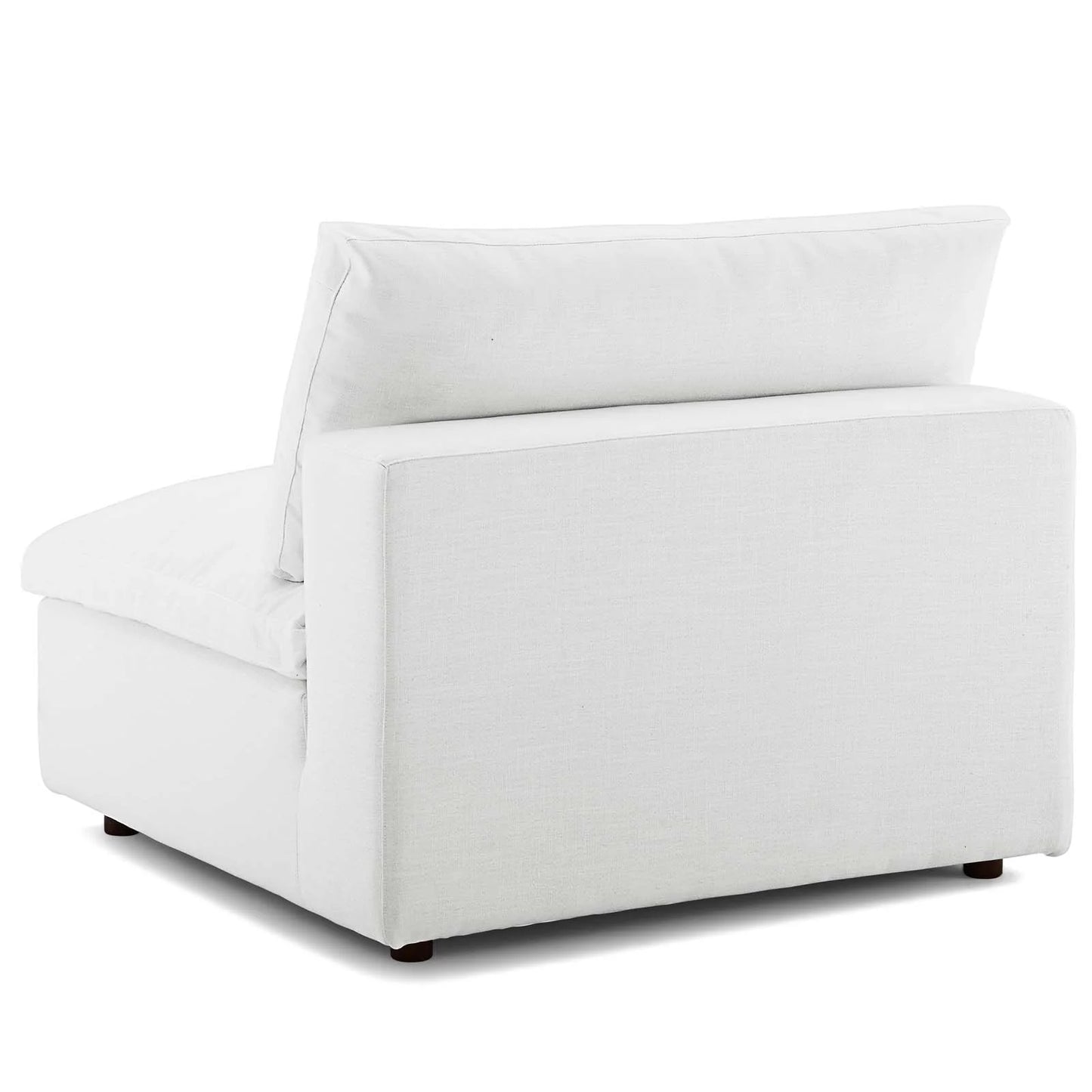 Tobi Overstuffed Upholstered Armless Chair