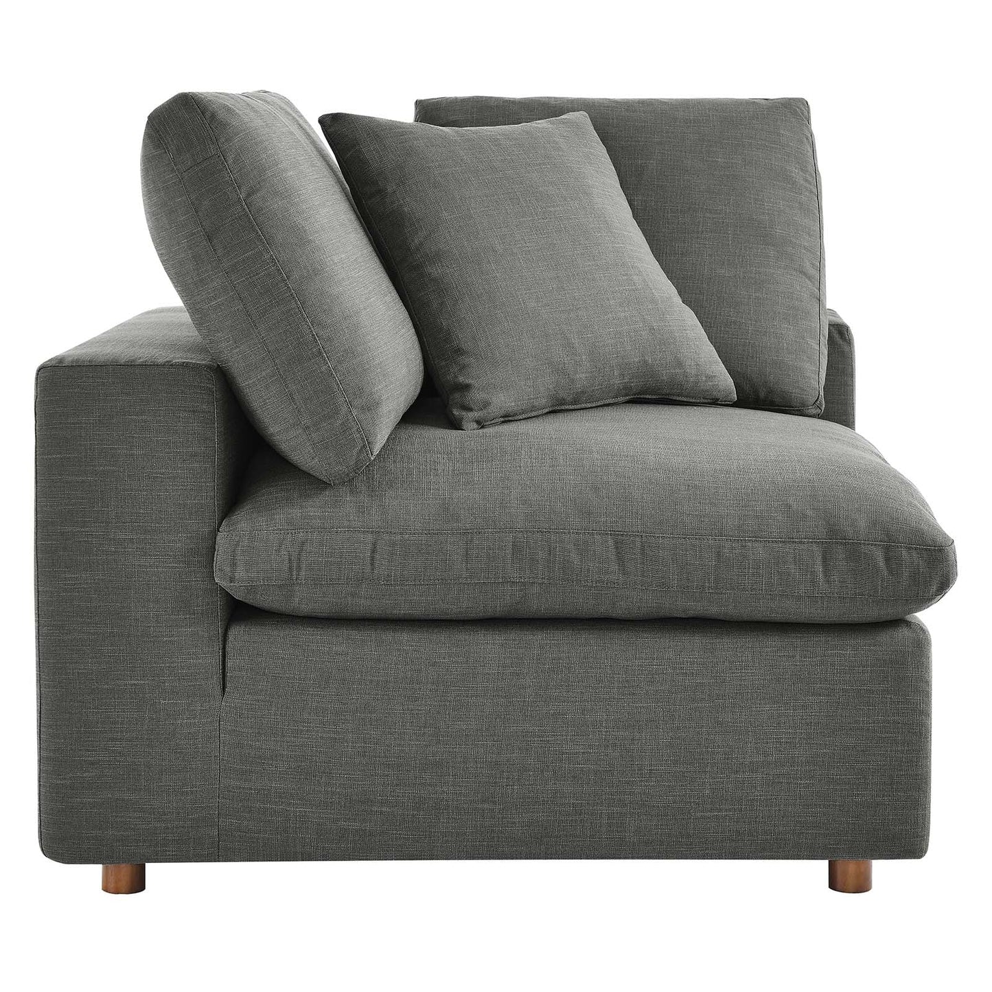 Tobi Overstuffed Upholstered Corner Chair