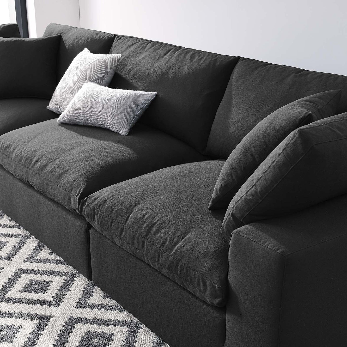 Tobi Overstuffed 3-Piece Sectional Sofa