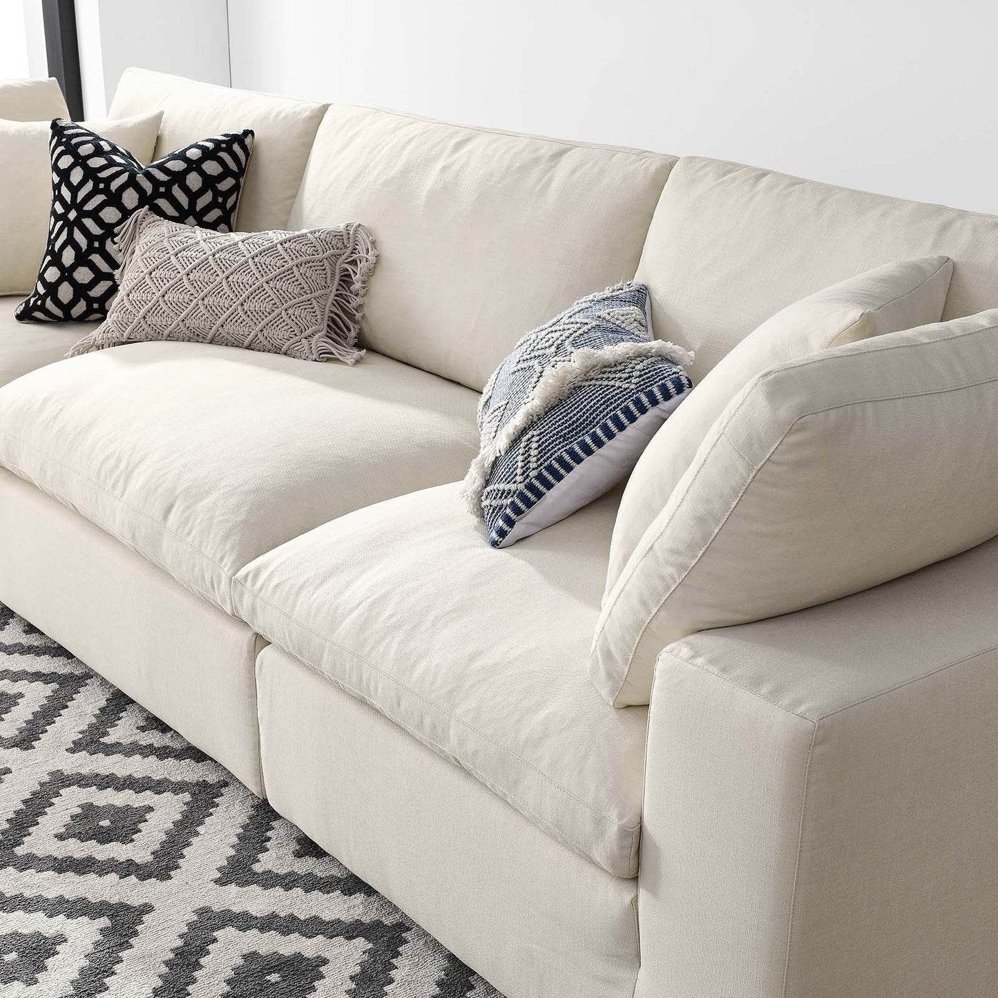 Tobi Overstuffed 3-Piece Sectional Sofa