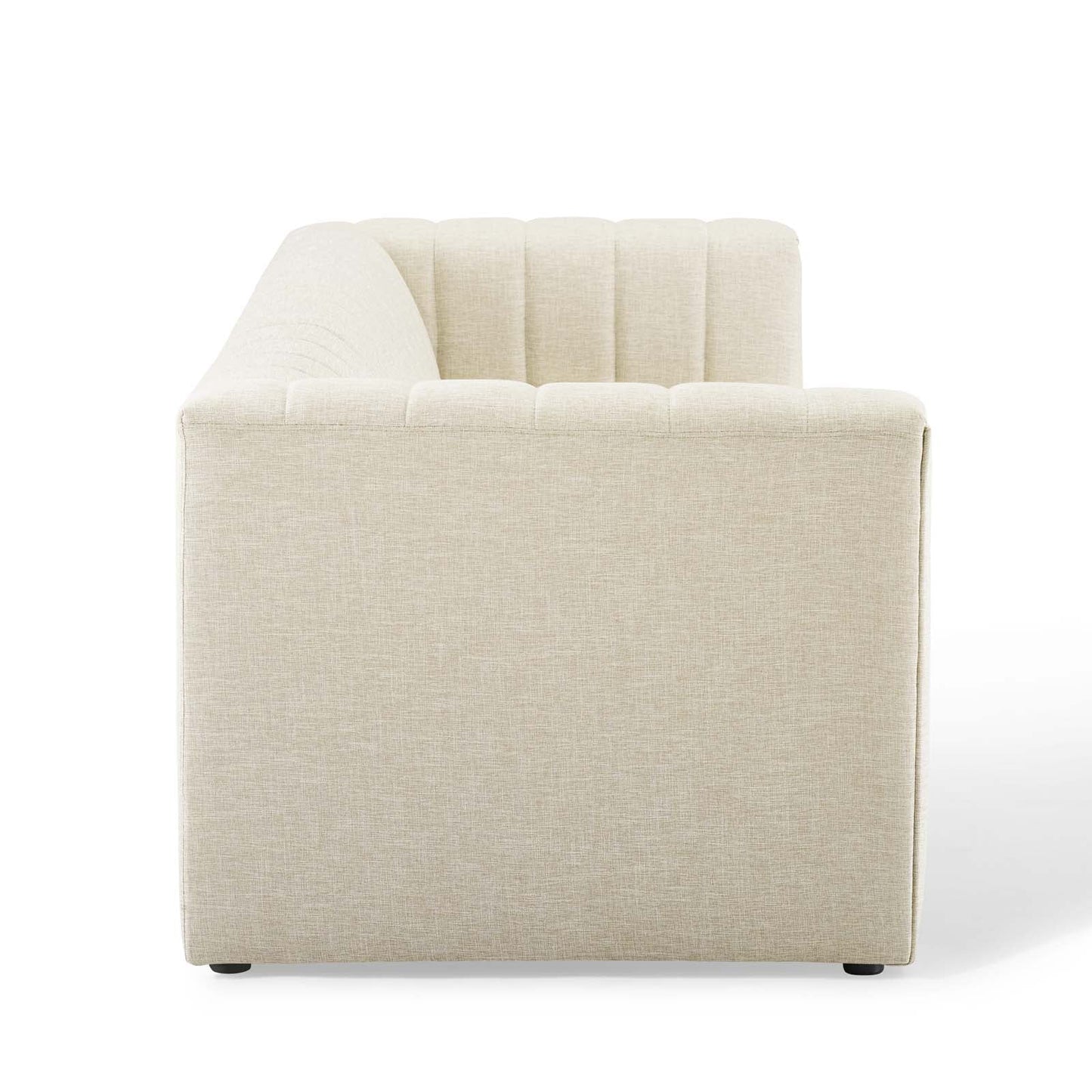 Kano Channel Tufted Upholstered Sofa
