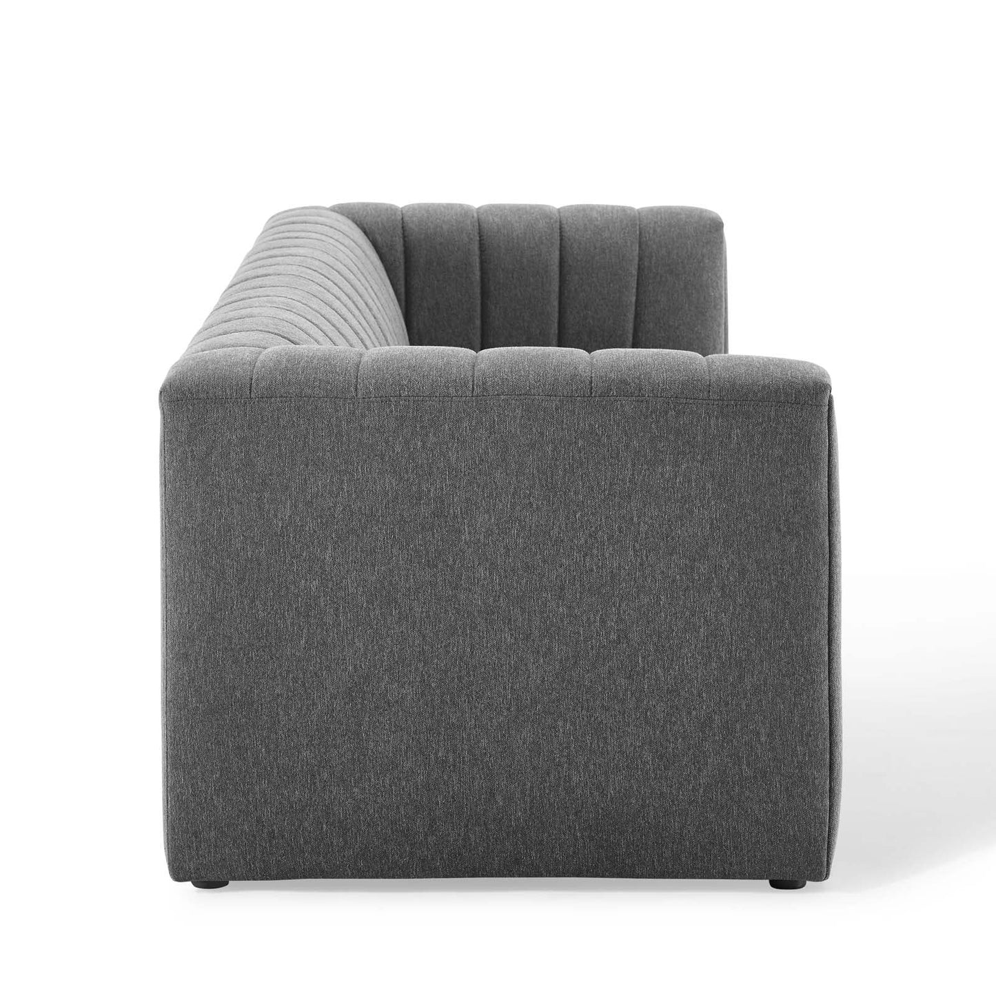 Kano Channel Tufted Upholstered Sofa