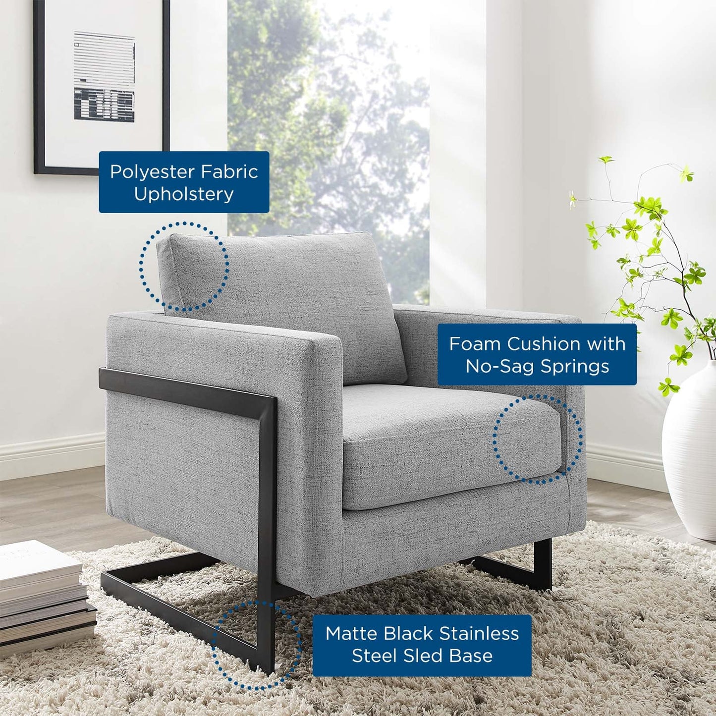 Nava Upholstered Accent Chair