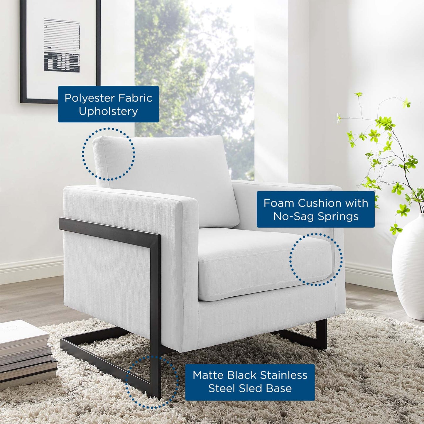 Nava Upholstered Accent Chair