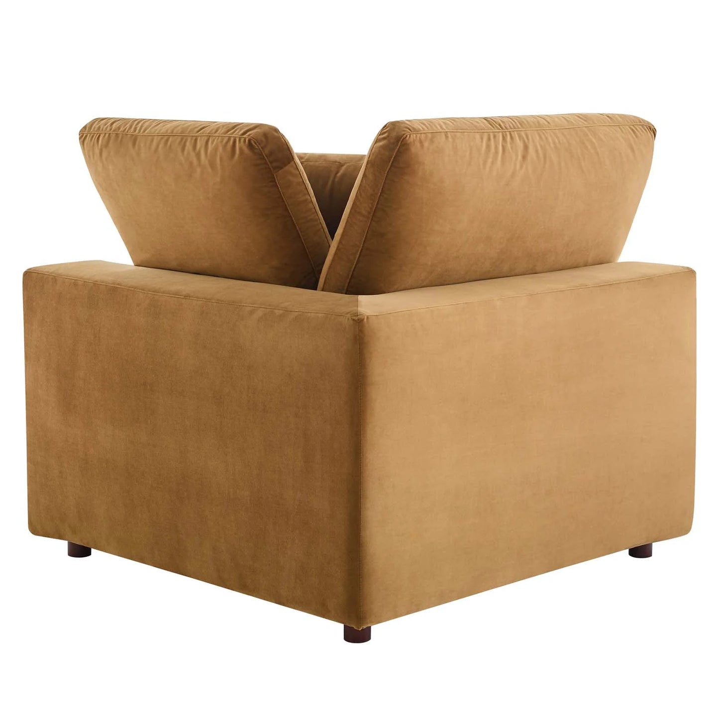 Tobi Overstuffed Velvet Loveseat