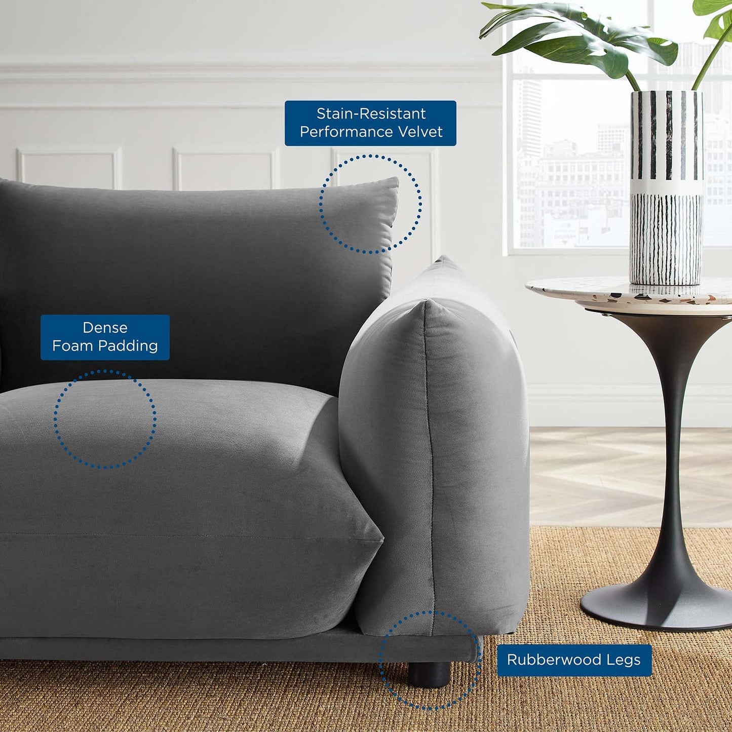 Suka Velvet Armchair