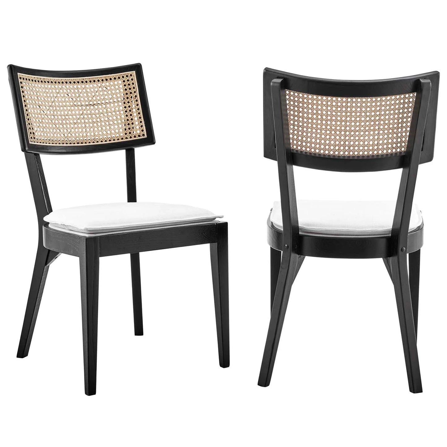 Tova Upholstered Wood Dining Chair Set of 2