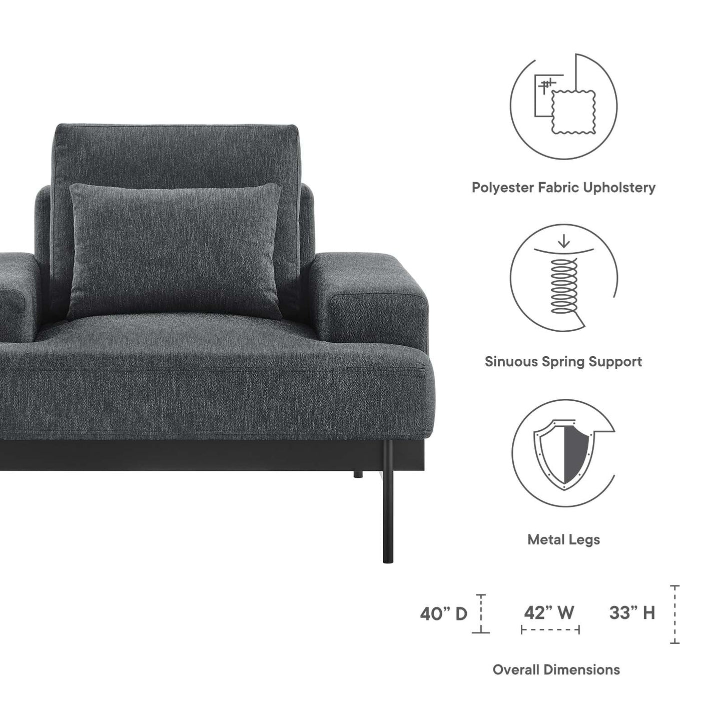 Zan Upholstered Armchair