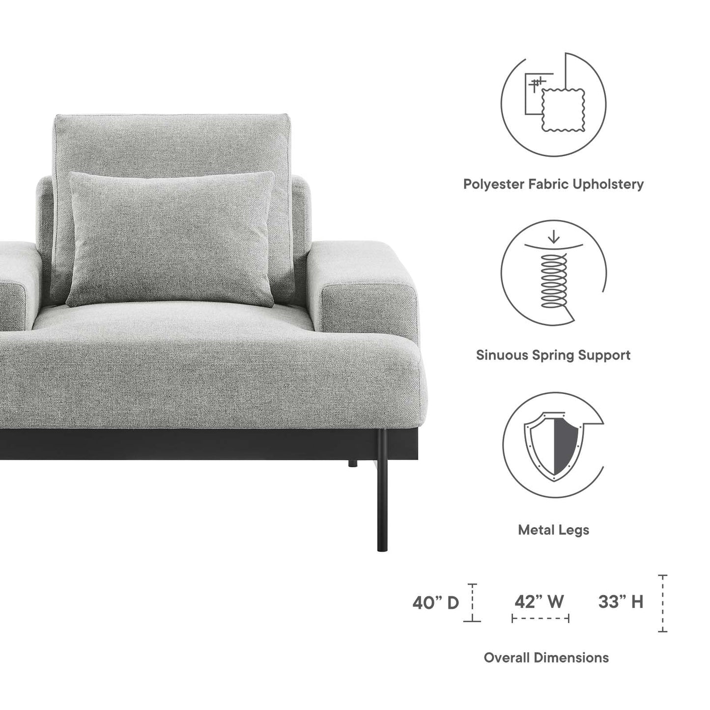 Zan Upholstered Armchair