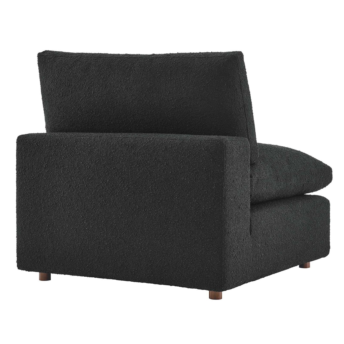 Tobi Overstuffed Boucle Armless Chair