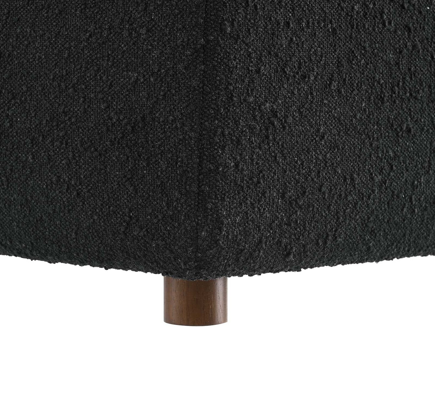 Tobi Overstuffed Boucle Armless Chair