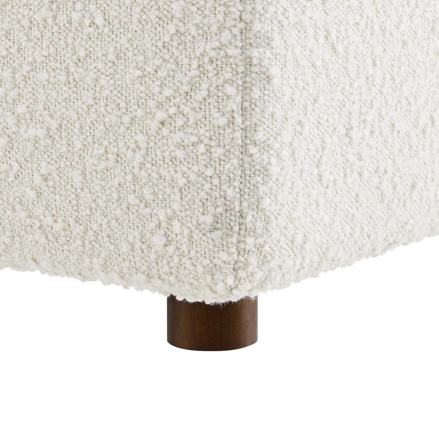Tobi Overstuffed Boucle Armless Chair