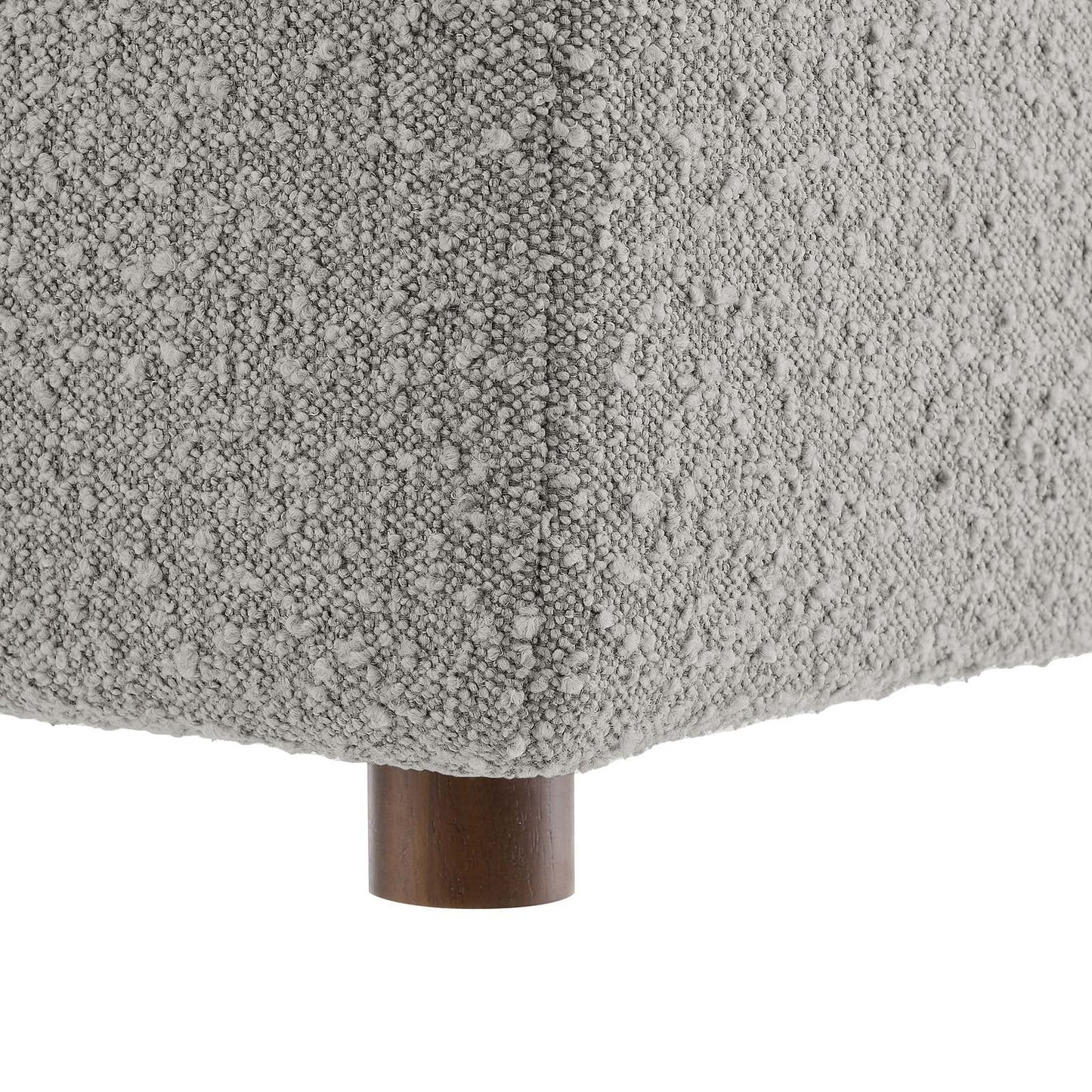 Tobi Overstuffed Boucle Armless Chair