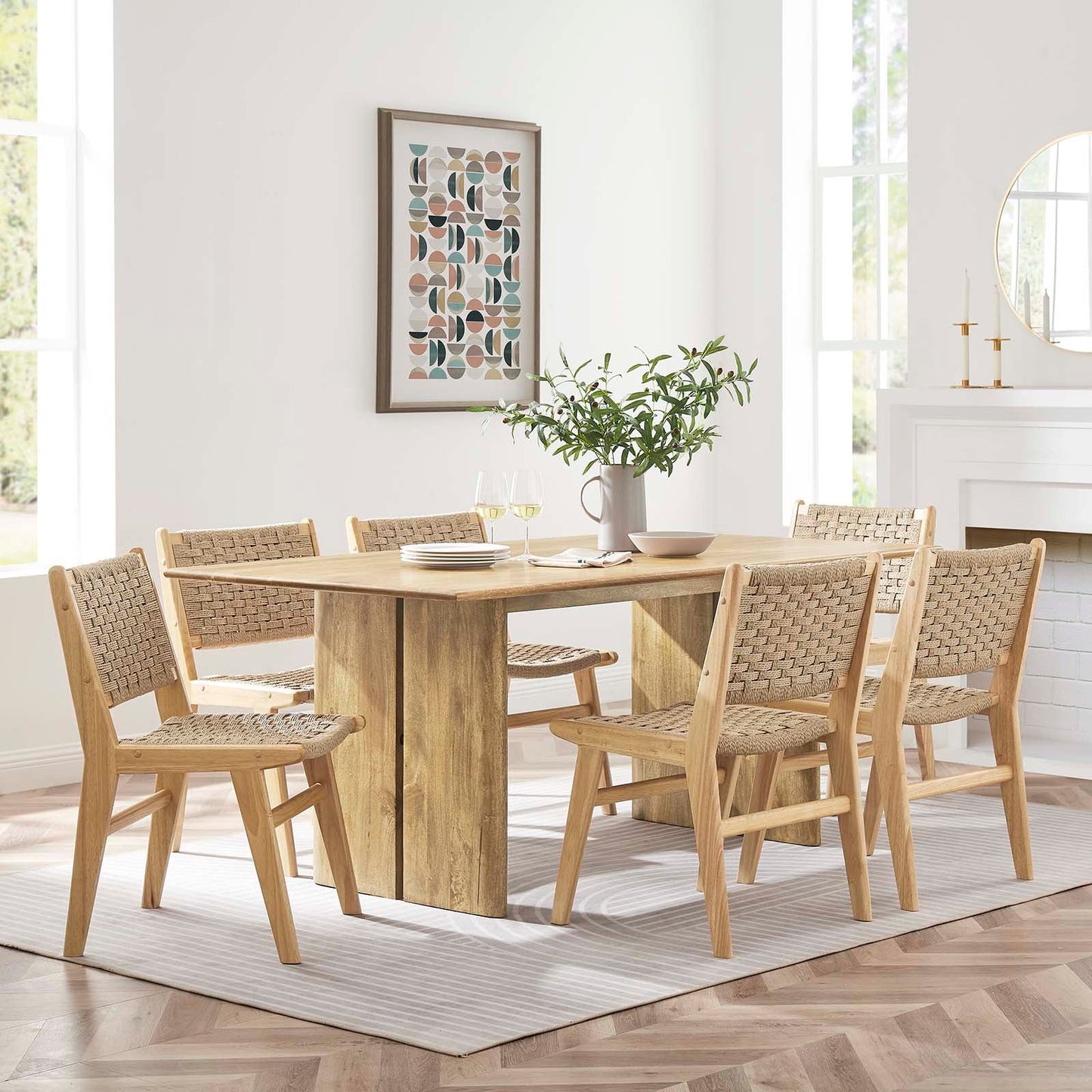Kala 72" Wood Dining Table