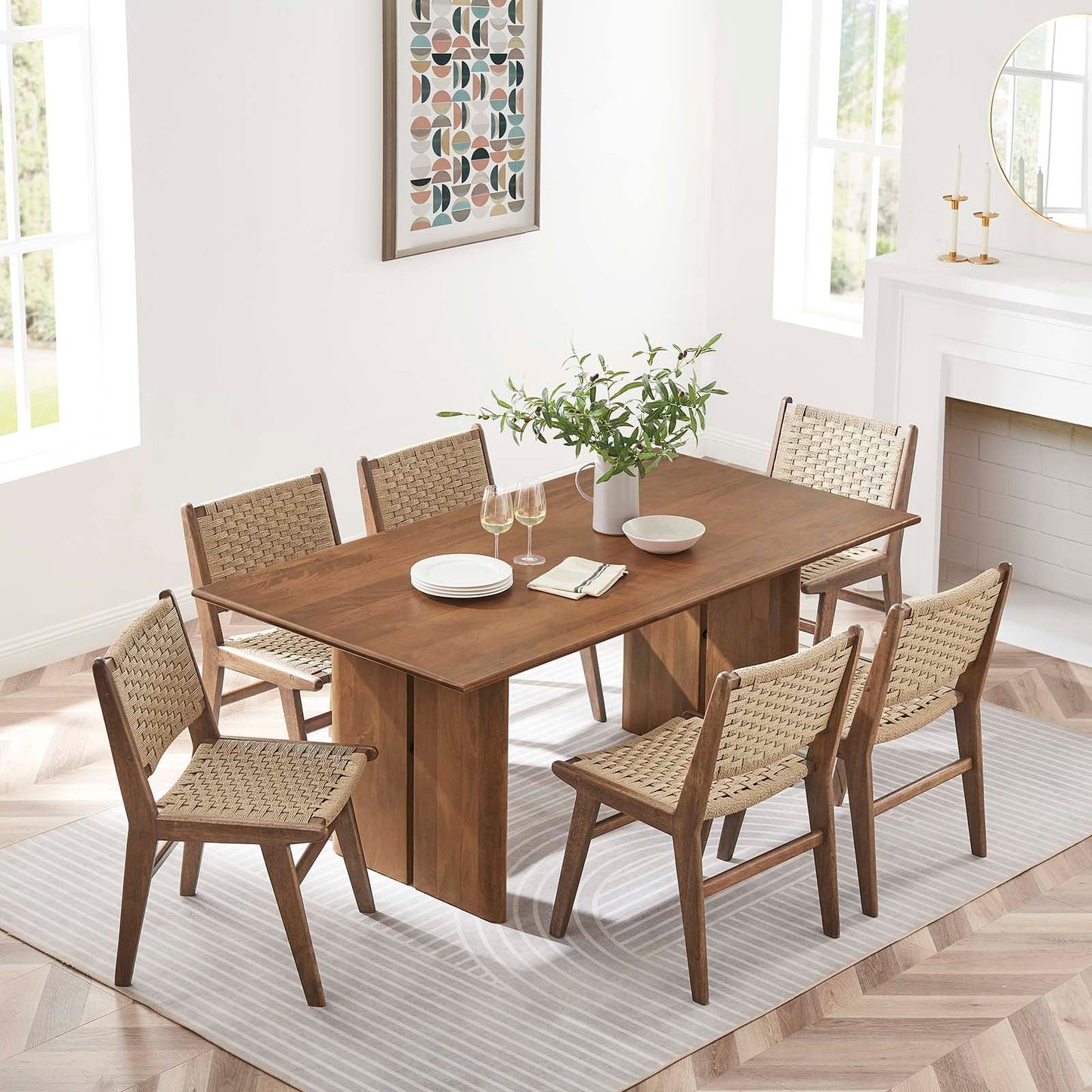 Kala 72" Wood Dining Table