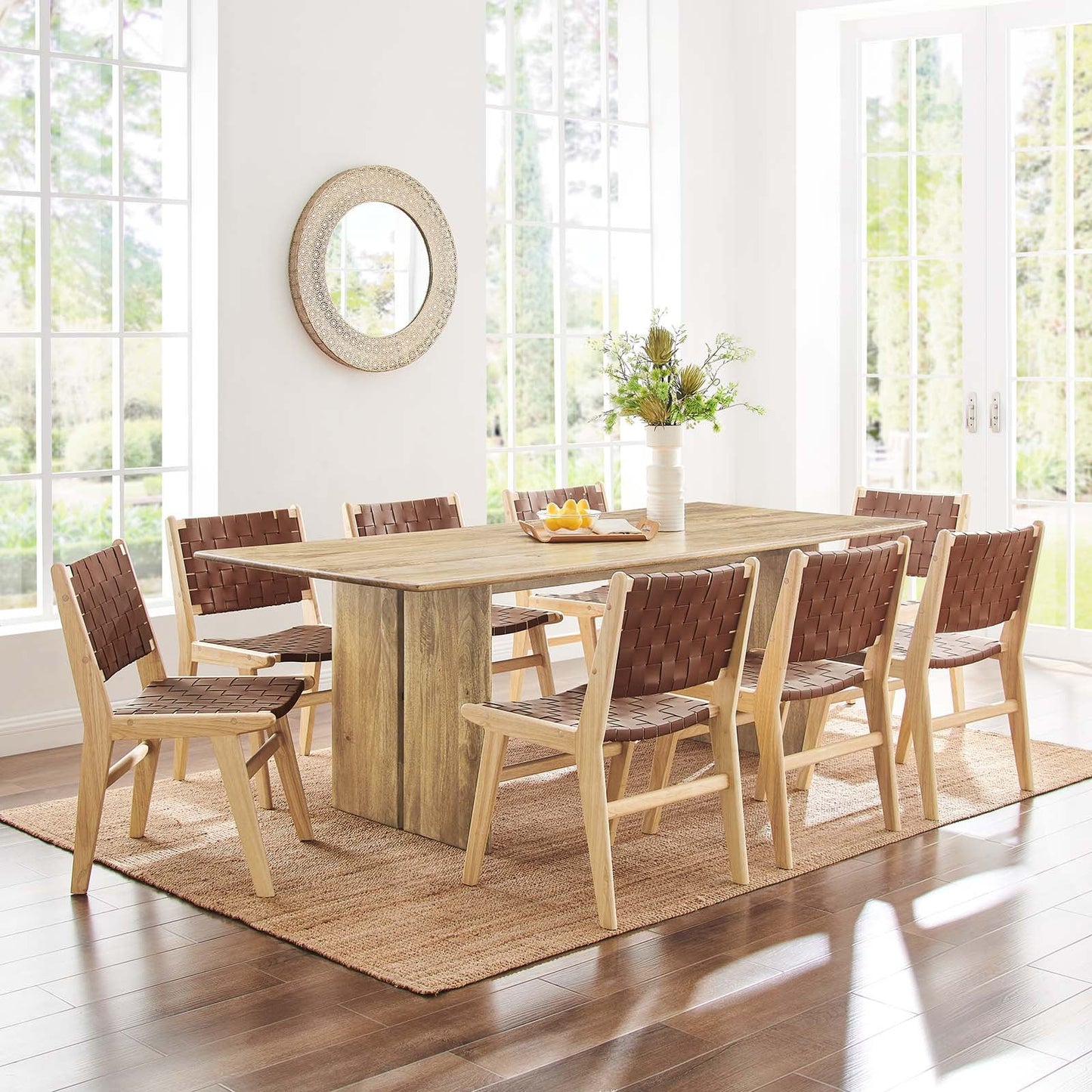 Kala 86" Wood Dining Table