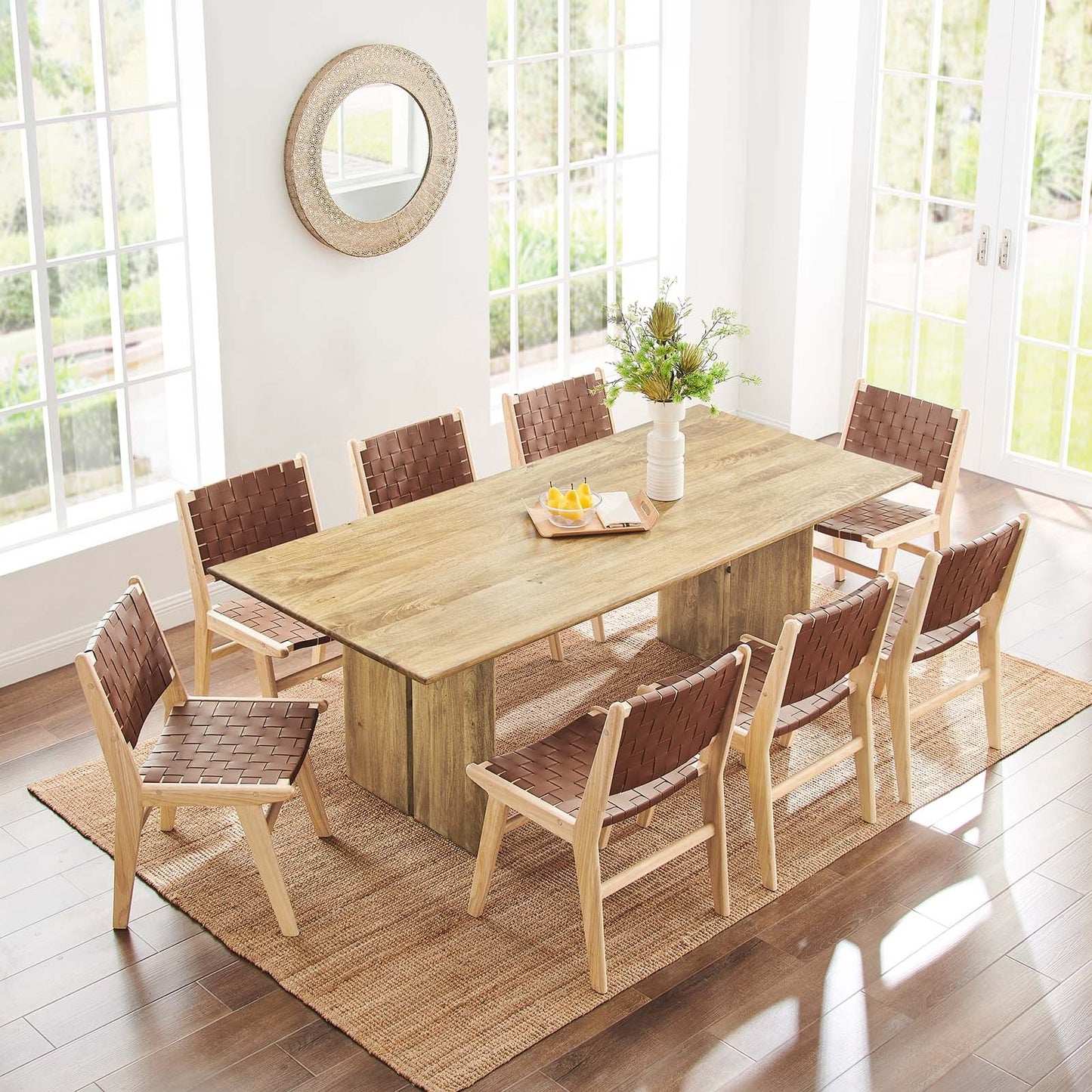 Kala 86" Wood Dining Table
