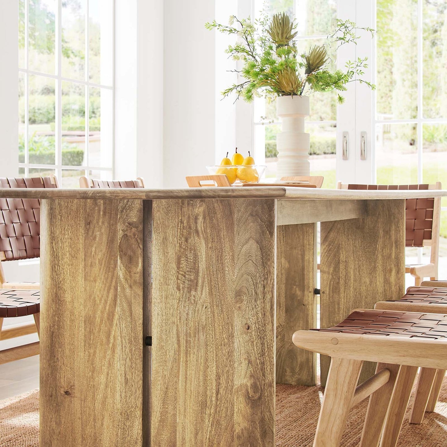 Kala 86" Wood Dining Table