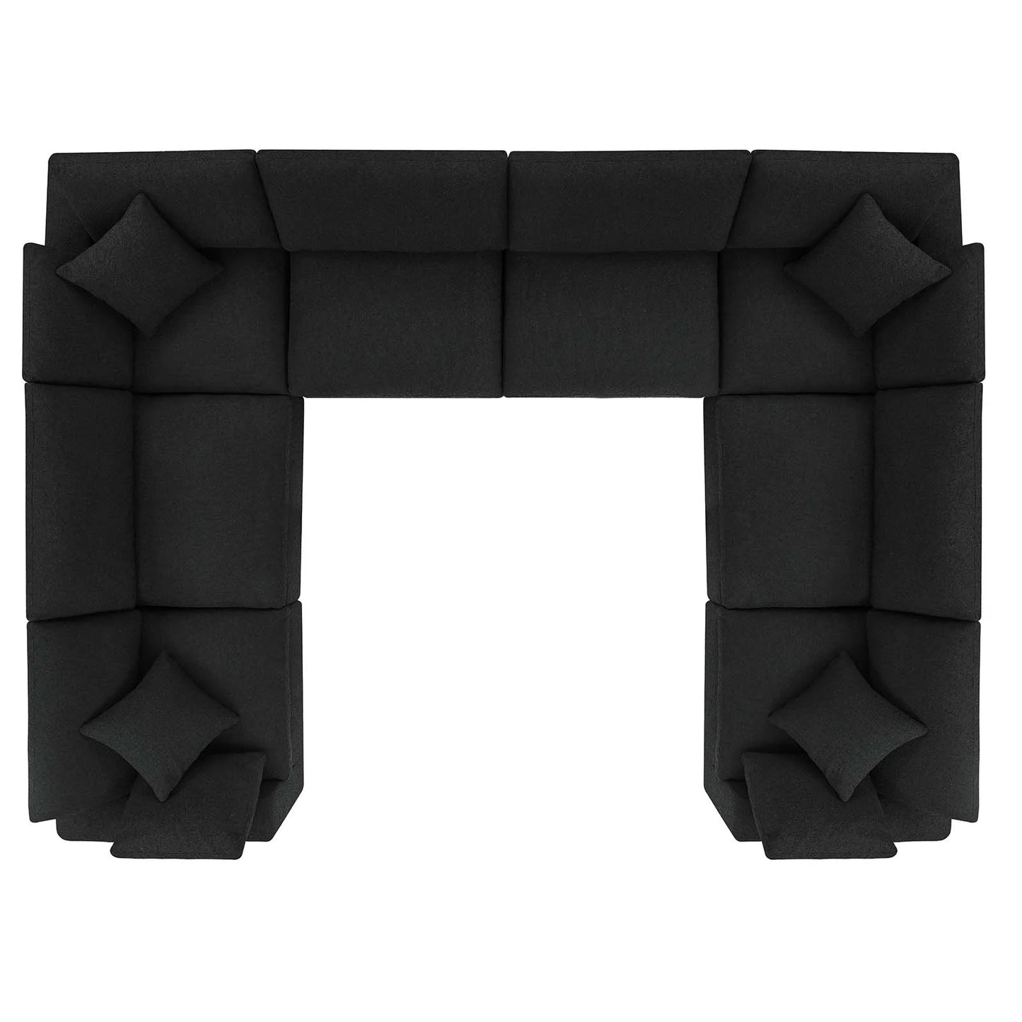 Tobi Overstuffed Boucle 8-Piece Sectional