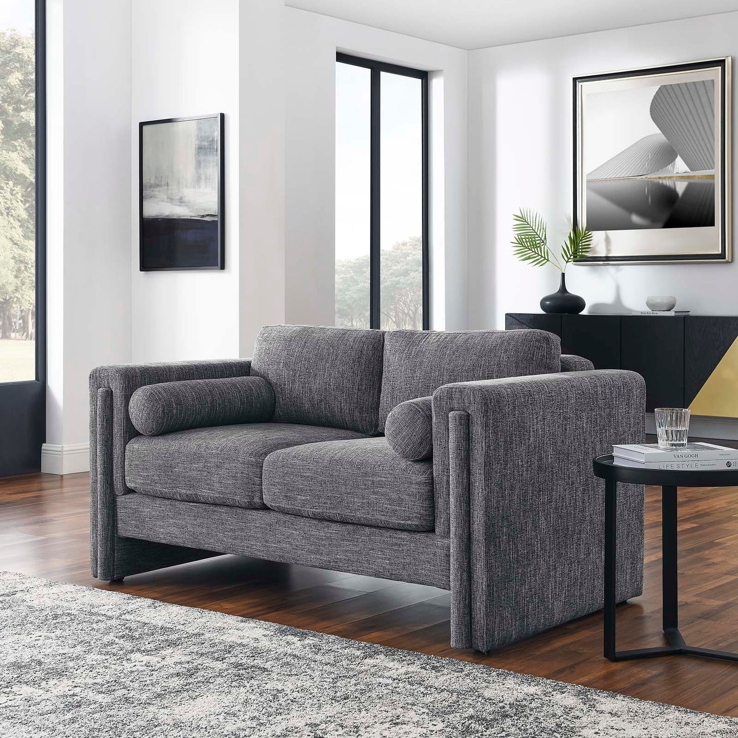 Taza Fabric Loveseat