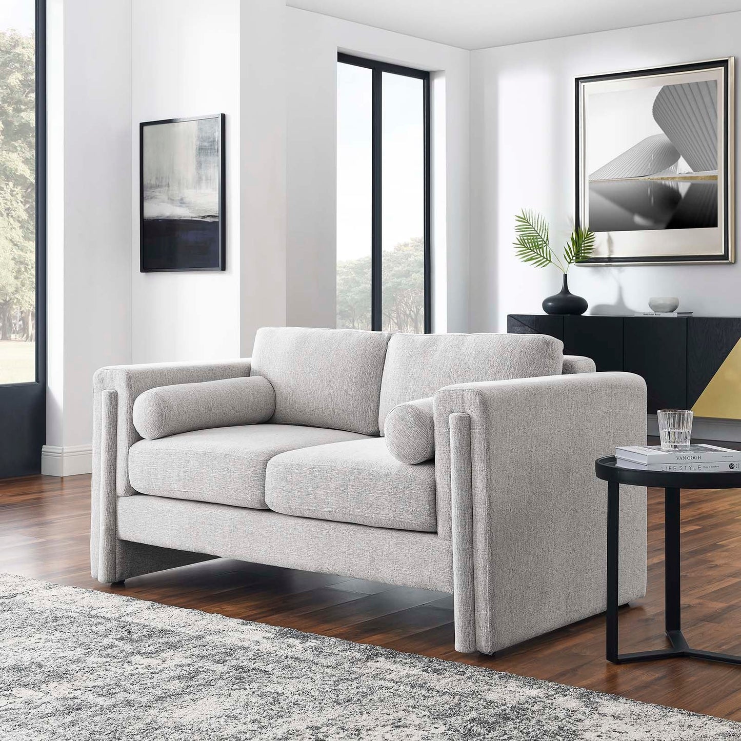Taza Fabric Loveseat