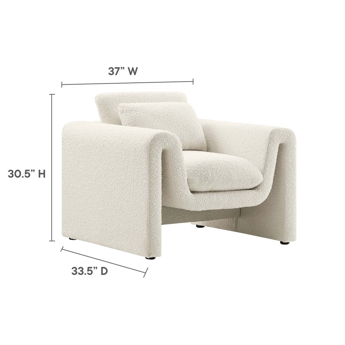 Mio Boucle Armchair