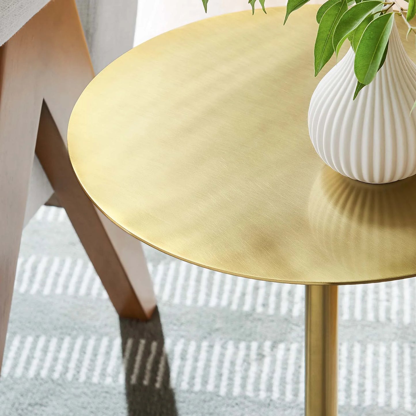 Aliza Round Marble Side Table