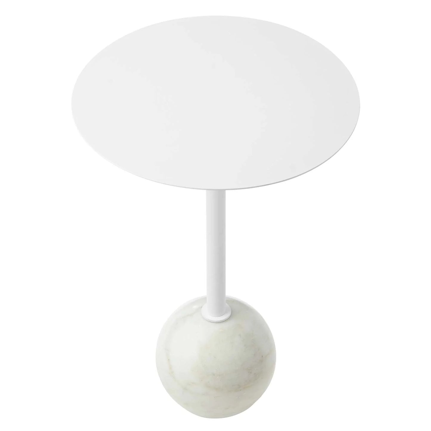 Aliza Round Marble Side Table