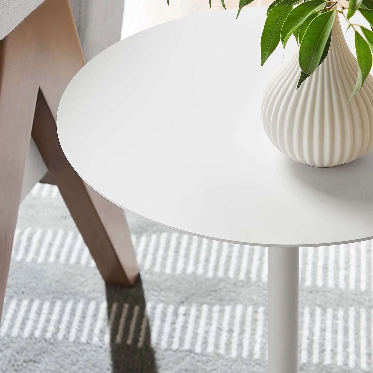 Aliza Round Marble Side Table