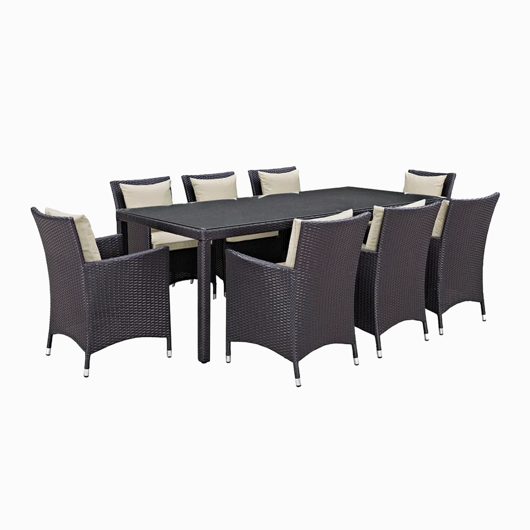 Ryna 9 Piece Outdoor Dining Set