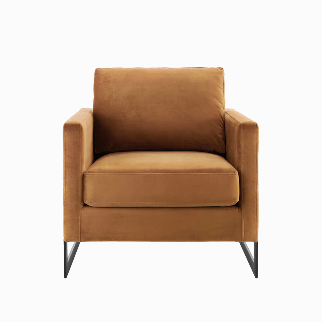 Nava Vegan Leather Accent Chair