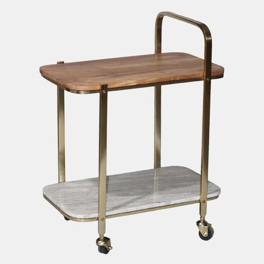 Lucy Marble Bar Cart