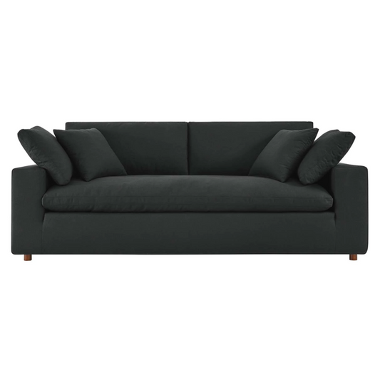 Tobi Overstuffed Upholstered Sofa