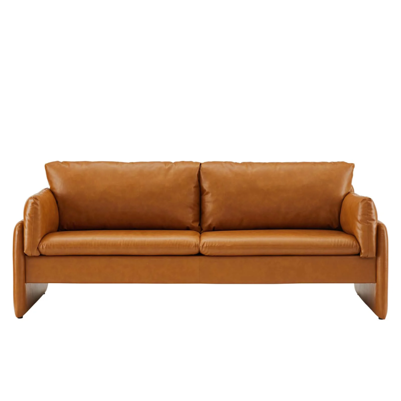 Raja Vegan Leather Sofa