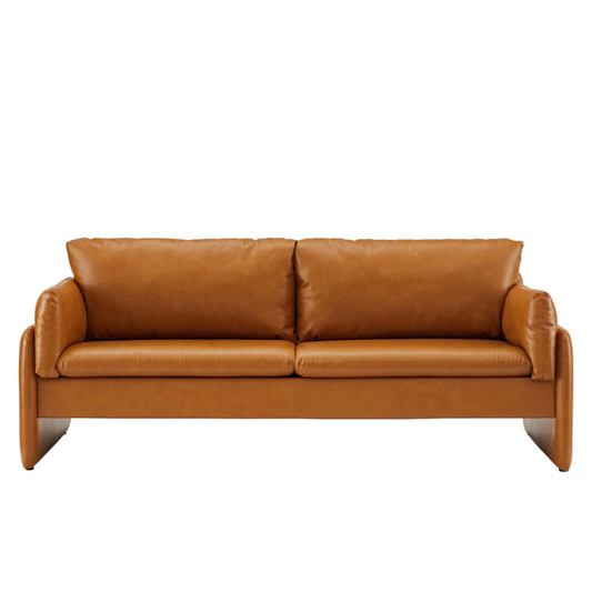 Raja Vegan Leather Sofa