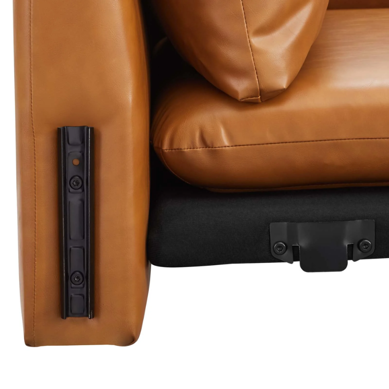 Raja Vegan Leather Sofa