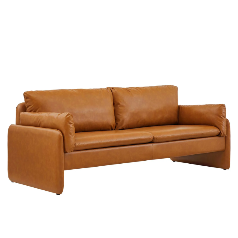 Raja Vegan Leather Sofa