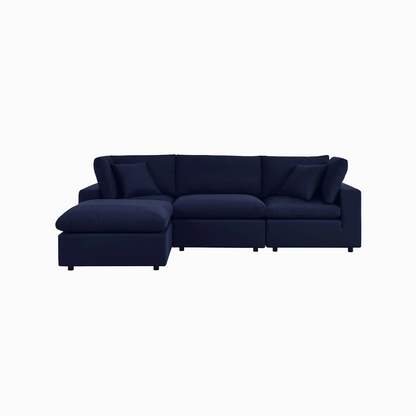 Commix 4-Piece Sunbrella® Outdoor Patio Sectional Sofa