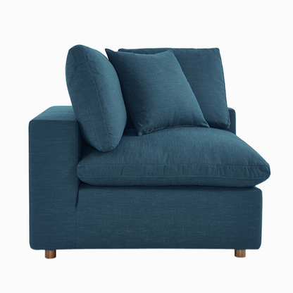 Tobi Overstuffed Upholstered Corner Chair