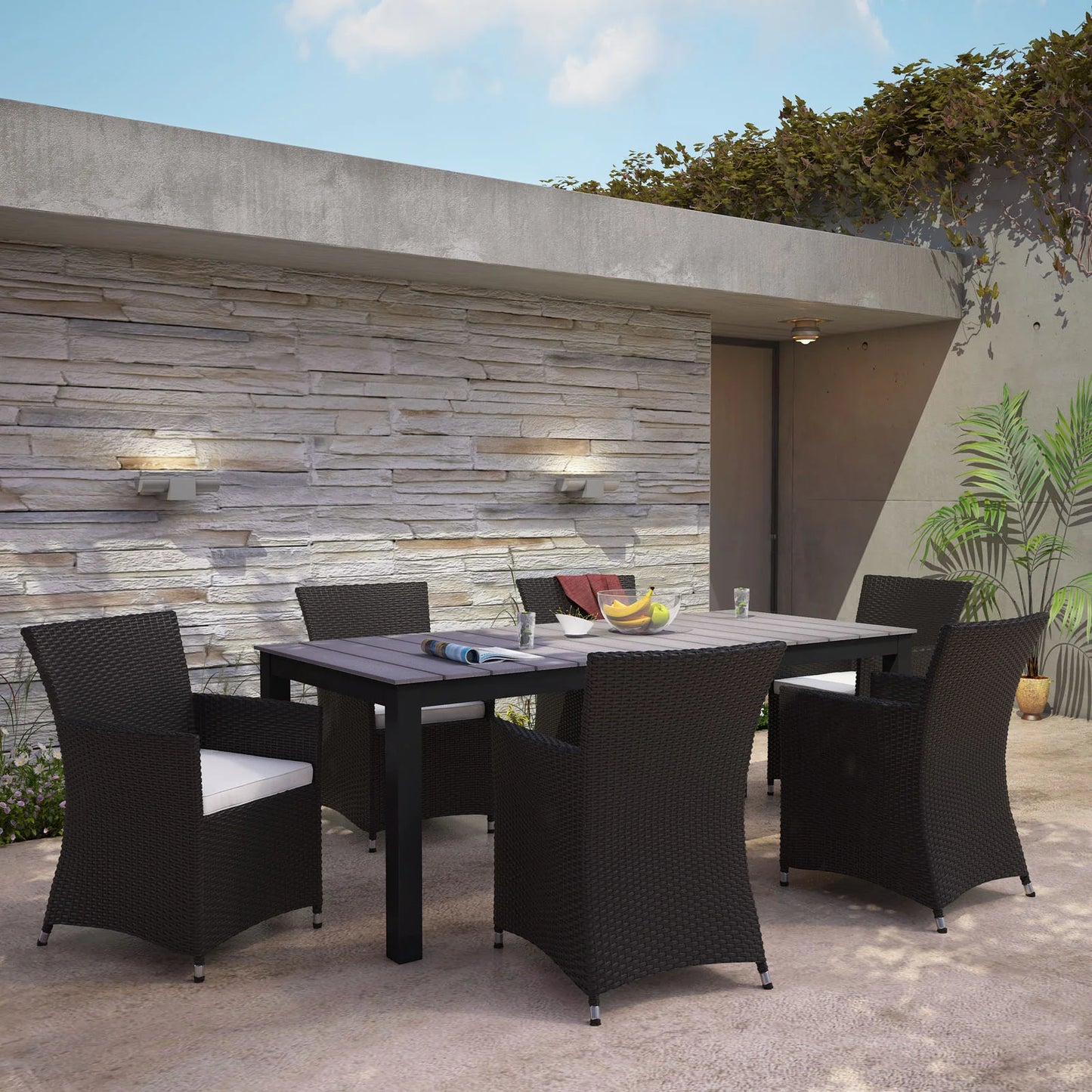 Naz 7 Piece Outdoor Dining Set