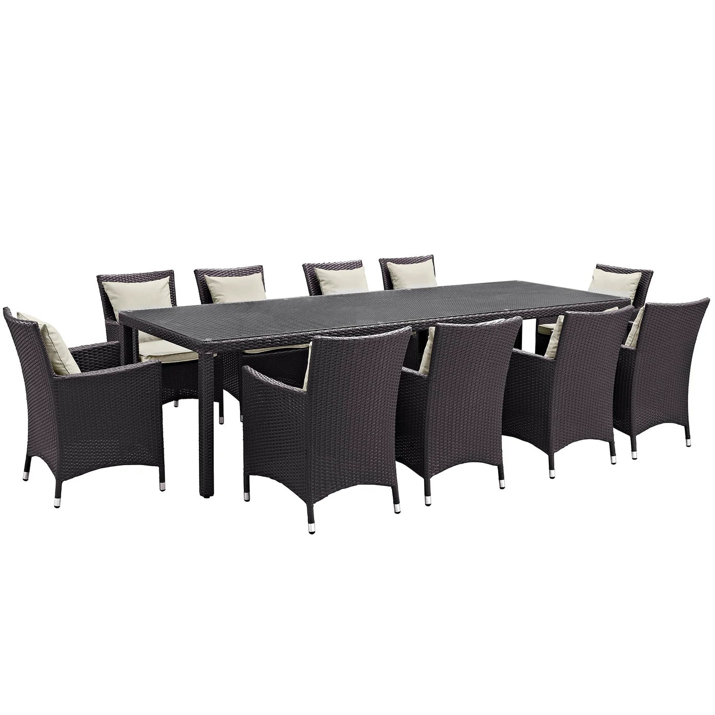 Ryna 11 Piece Outdoor Dining Set