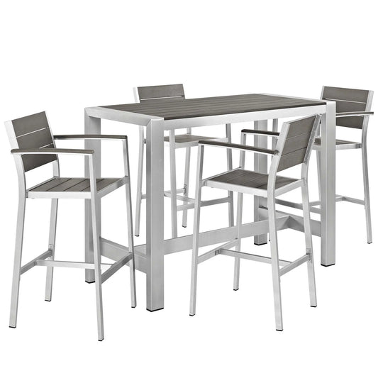 Dev 5 Piece High Outdoor Dining Set